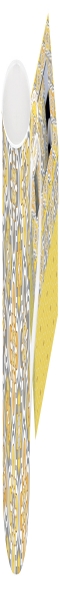 Кружка Цветовая палитра (жёлтая, узор) в подарочной упак.