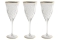 Набор: 6 хрустальных бокалов для вина Умбрия - золото